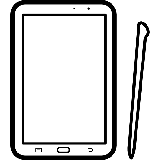 téléphone ou tablette  Icône