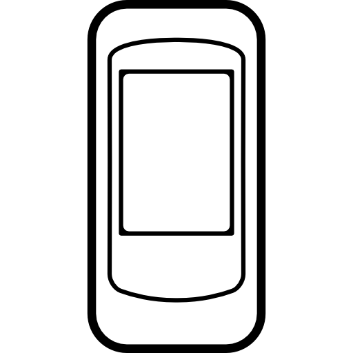 teléfono móvil con protector  icono