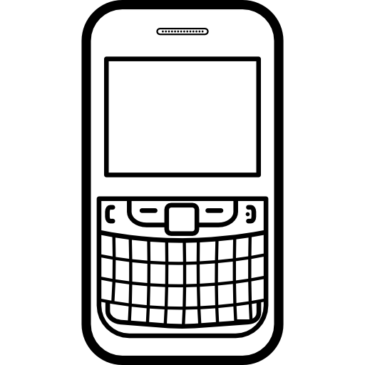 Phone with buttons  icon