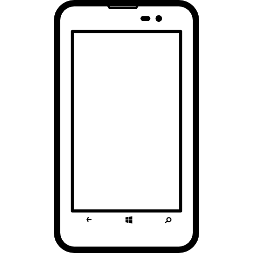 teléfono celular  icono