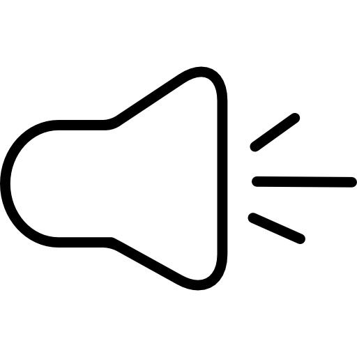 símbolo de audio del altavoz  icono