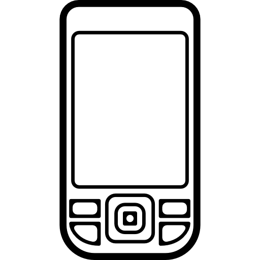 Phone with buttons  icon