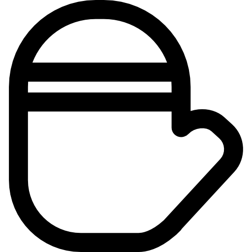 rękawiczka Basic Rounded Lineal ikona