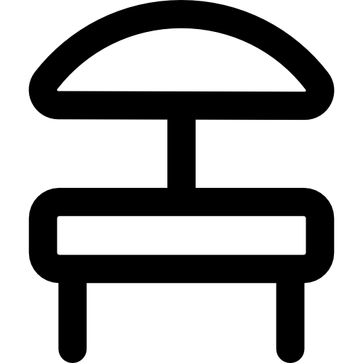 tavolo da esterno Basic Rounded Lineal icona