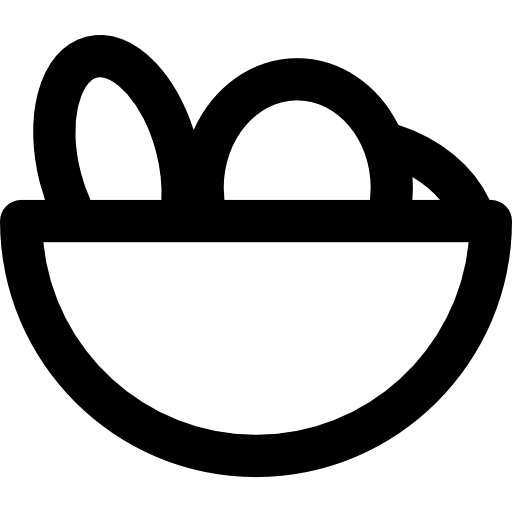sałatka Basic Rounded Lineal ikona