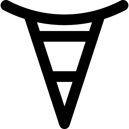 bandiera Basic Rounded Lineal icona