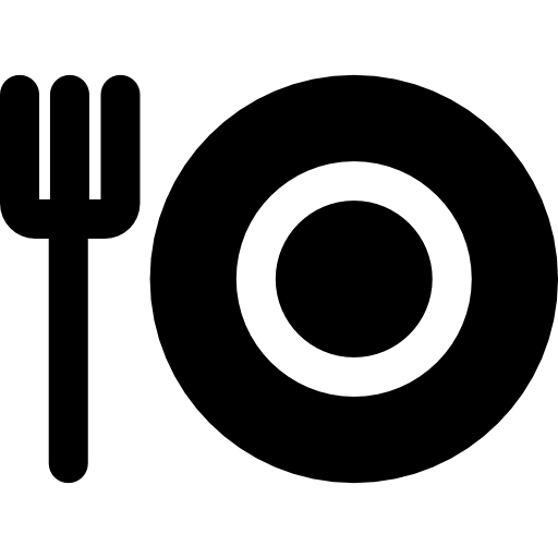 plato Basic Rounded Filled icono