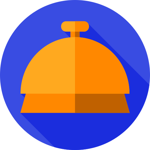 ベル Flat Circular Flat icon