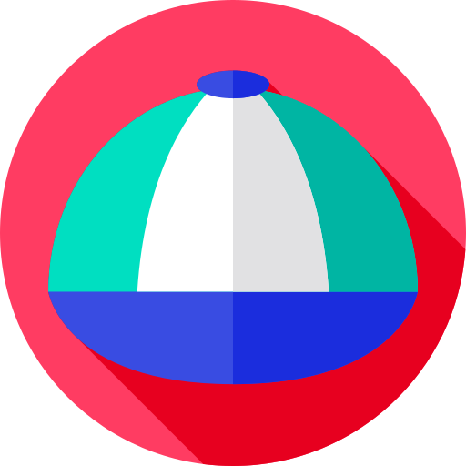 gorra Flat Circular Flat icono