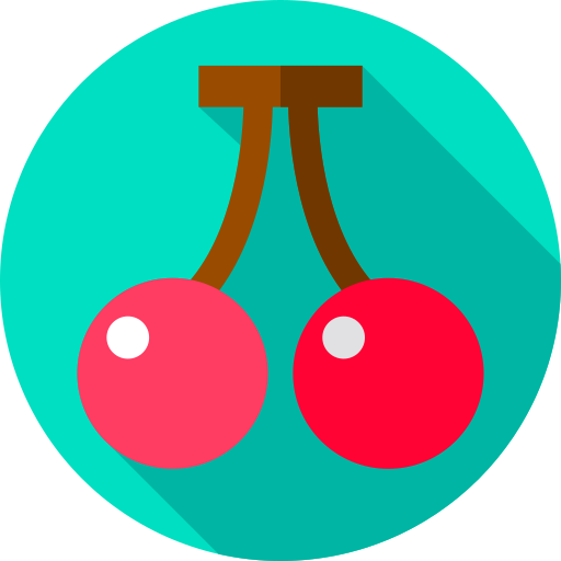 Cherry Flat Circular Flat icon