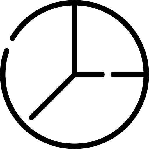 cirkeldiagram Special Lineal icoon