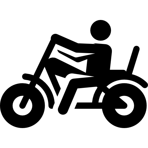motocicleta Pictograms Fill Ícone