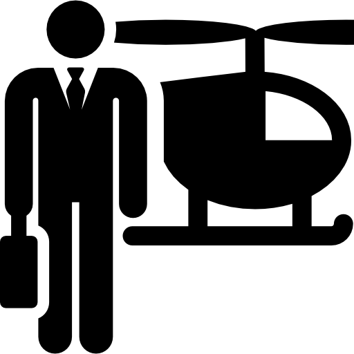 helikopter Pictograms Fill icoon