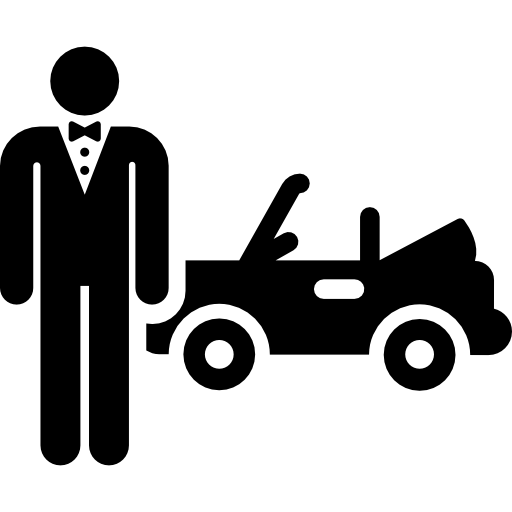 sportauto Pictograms Fill icoon