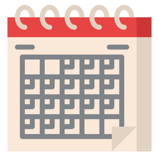 kalender Iconixar Flat icoon