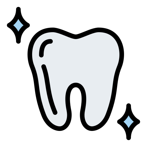 きれいな歯 Iconixar Lineal Color icon