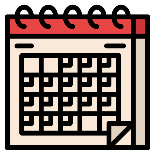 kalender Iconixar Lineal Color icon