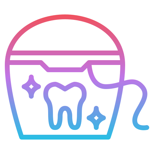 Dental floss Iconixar Gradient icon