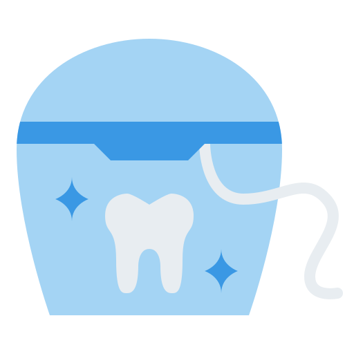 Dental floss Iconixar Flat icon