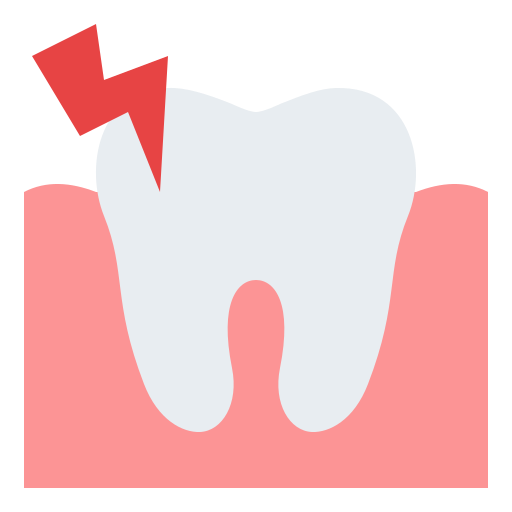 Toothache Iconixar Flat icon