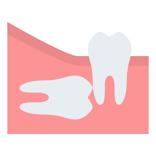 Wisdom tooth Iconixar Flat icon
