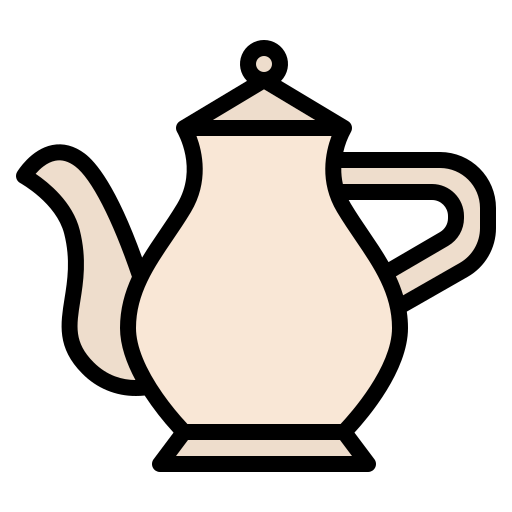 Teapot Iconixar Lineal Color icon