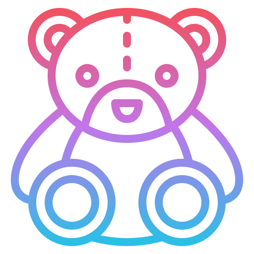 urso teddy Iconixar Gradient Ícone