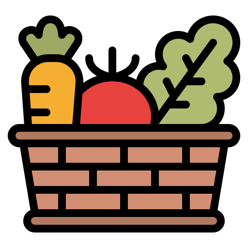 Vegetable box Iconixar Lineal Color icon