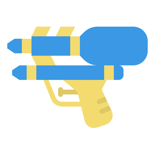pistolet wodny Iconixar Flat ikona