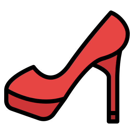 high heel Iconixar Lineal Color icon