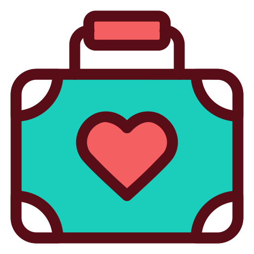 Luggage Generic Outline Color icon