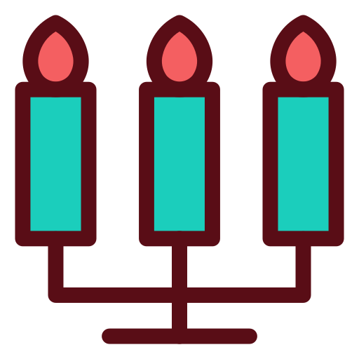 Świeczniki Generic Outline Color ikona