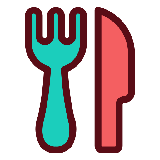 포크 Generic Outline Color icon