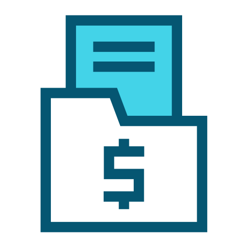 File Generic Blue icon
