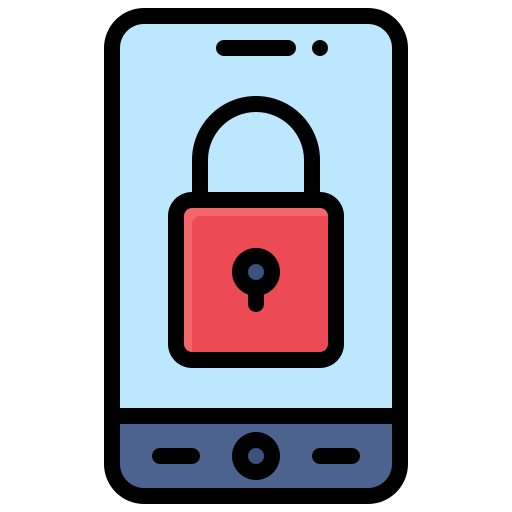 sicurezza mobile Generic Outline Color icona