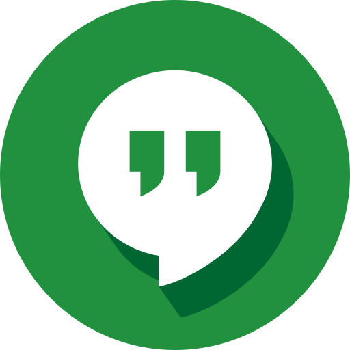 Google hangouts Generic Circular icon