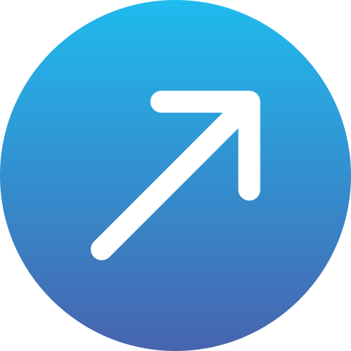 Up right Generic Flat Gradient icon