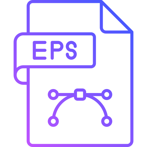 eps-bestand Generic Gradient icoon