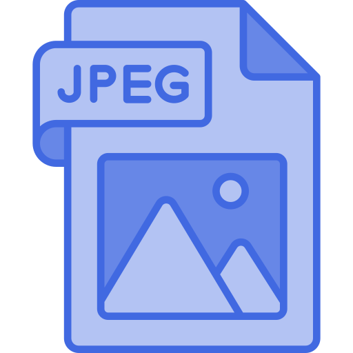 jpeg Generic Blue Ícone