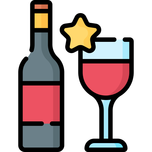 와인 병 Special Lineal color icon