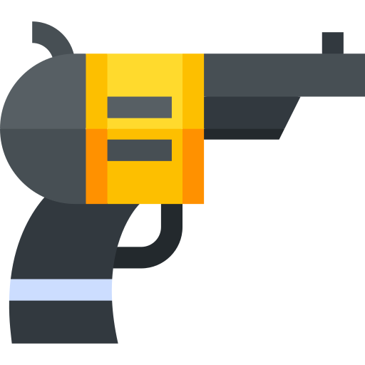Revolver Basic Straight Flat icon