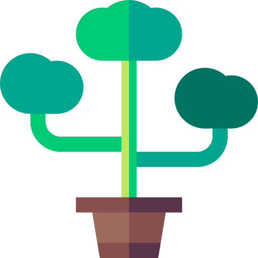planta Basic Straight Flat icono