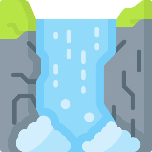 wasserfall Special Flat icon