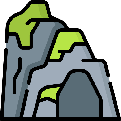 Пещера Special Lineal color иконка