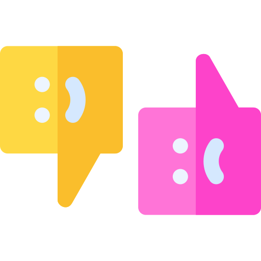 burbuja de diálogo Basic Rounded Flat icono