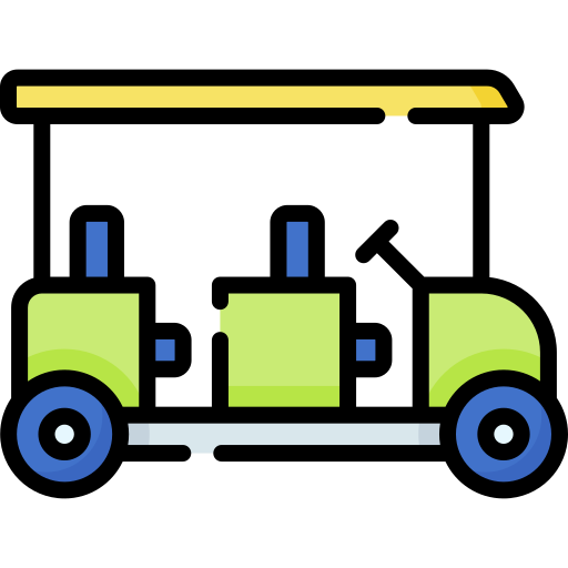 Golf cart Special Lineal color icon