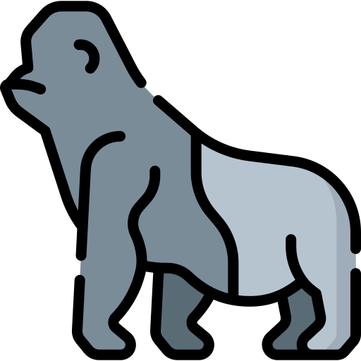 gorilla Special Lineal color icona
