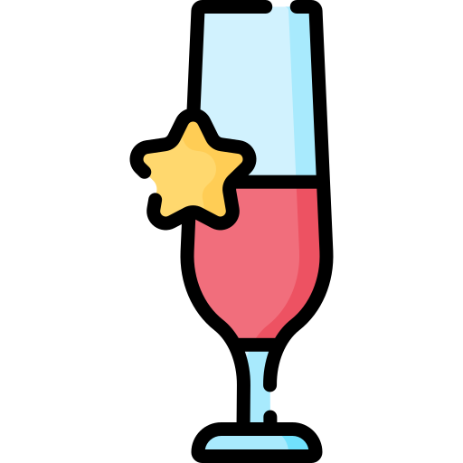 wijnglas Special Lineal color icoon