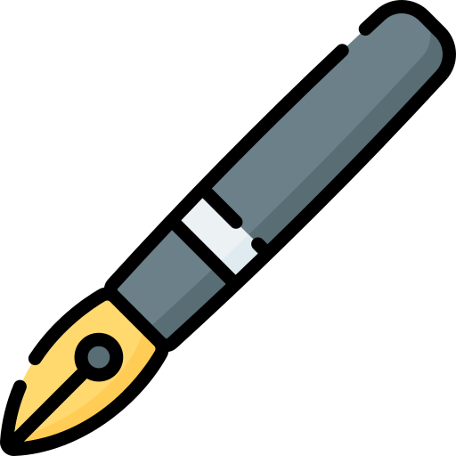 Feather pen Special Lineal color icon
