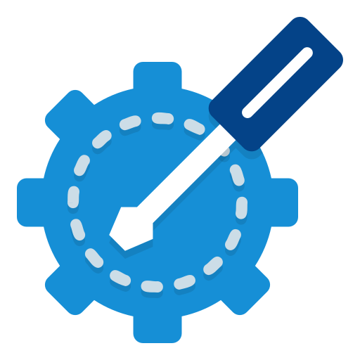 technischer support Generic Blue icon